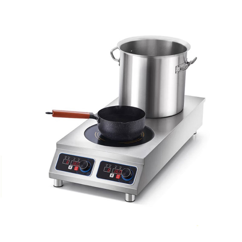 Bếp từ công nghiệp đôi để bàn loại đặt dọc